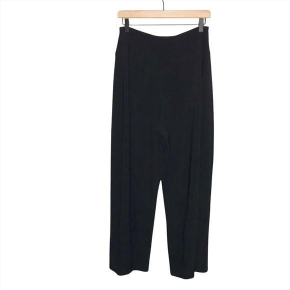 Sympli Black Flowy Wide Leg Pants 12 - Picture 2 of 8
